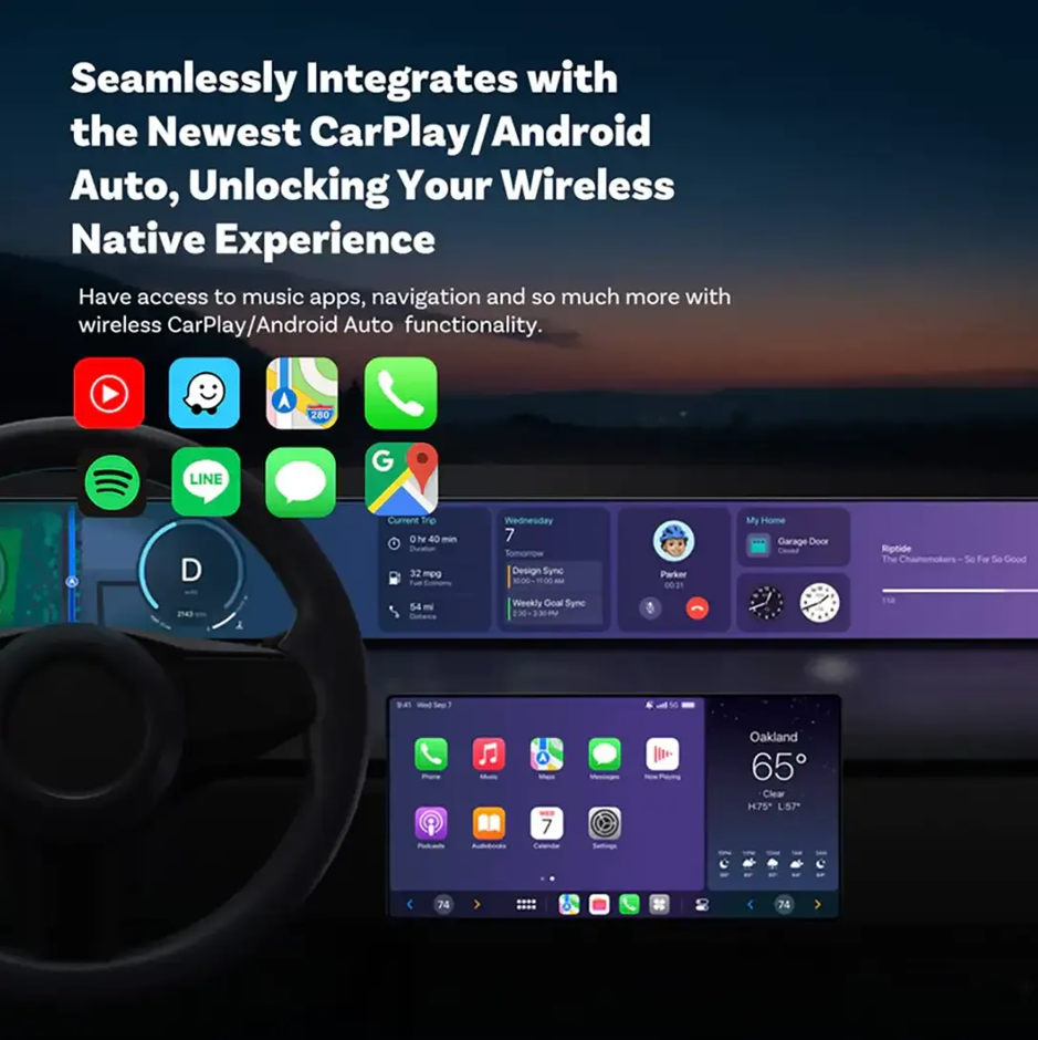 Ottocast Mini 3.0 Wireless CarPlay & Android Auto Adapter